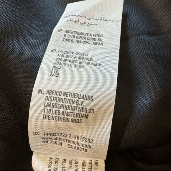 Abercrombie & Fitch Tweed Blazer Jacket One Button Small - Picture 8 of 10